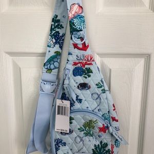 Vera Bradley nautical sling bag